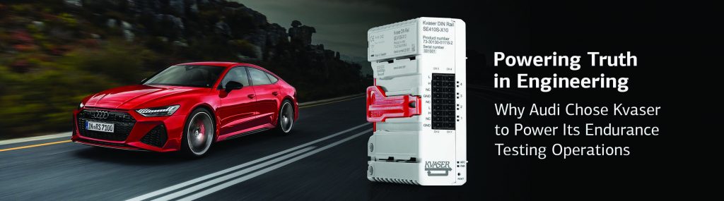 Stable, CAN communication modules ensure that Audi’s diagnostics data ...